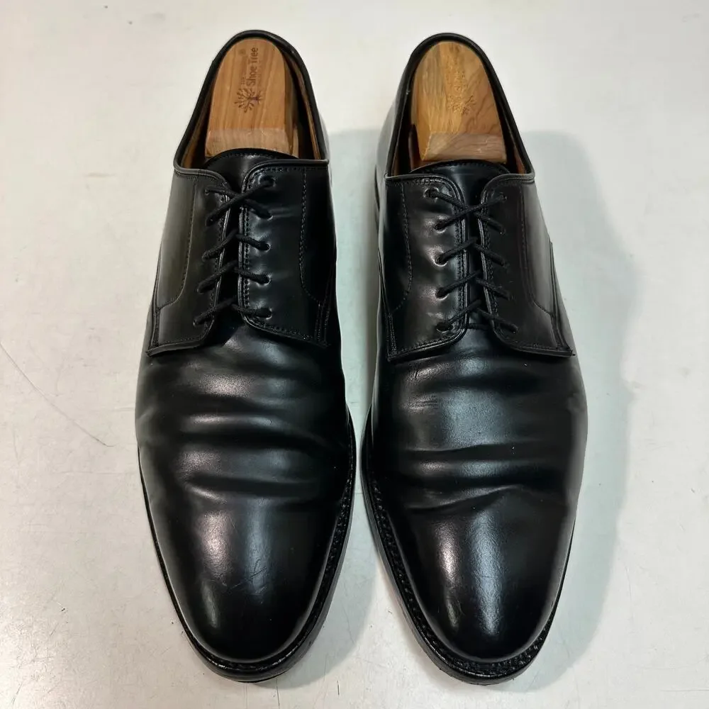 NEW HEELS Crockett & Jones Black Shell Cordovan Derby England UK 10 D US 11 C
